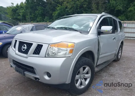 2008 Nissan Armada Se from USA, damaged, VIN 5N1AA08C98N613129